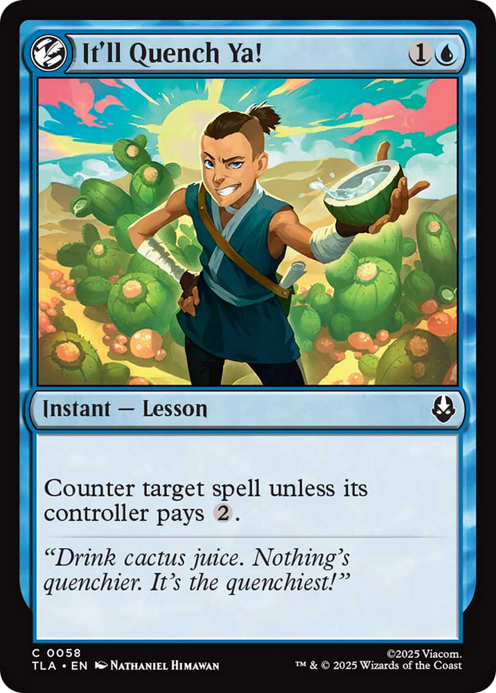It'll Quench Ya! [Avatar: The Last Airbender]