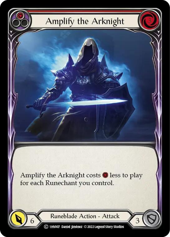 Amplify the Arknight (Red) [1HV007] (Historic Pack 1 Blitz Deck Viserai)