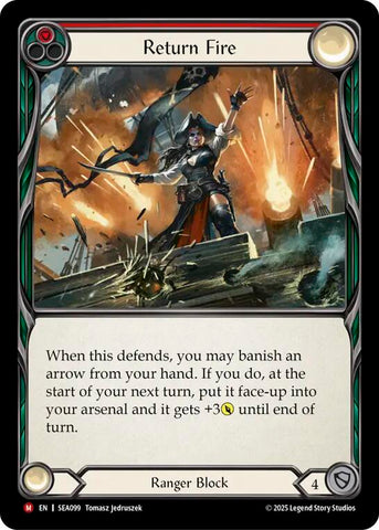 Return Fire [SEA099] (High Seas)  Rainbow Foil