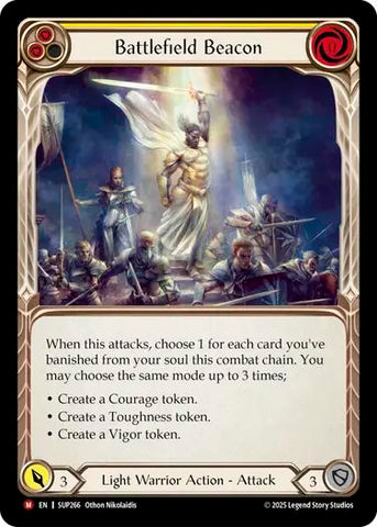 Battlefield Beacon [SUP266] (Super Slam)  Rainbow Foil
