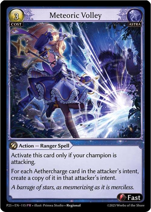 Meteoric Volley (115) [Promotional Cards]