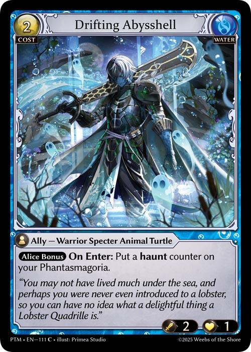 Drifting Abysshell (Curio Foil) (111) [Phantom Monarchs]