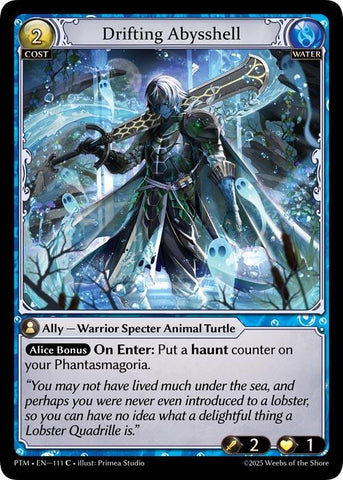 Drifting Abysshell (Curio Foil) (111) [Phantom Monarchs]