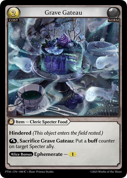 Grave Gateau (Curio Foil) (040) [Phantom Monarchs]